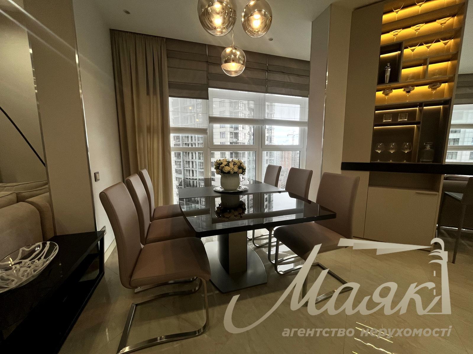 Оренда 4-кімнатної квартир 190 м² ЖК Новопечерські Липки, вул. Драгомирова, 20, Печерський район.