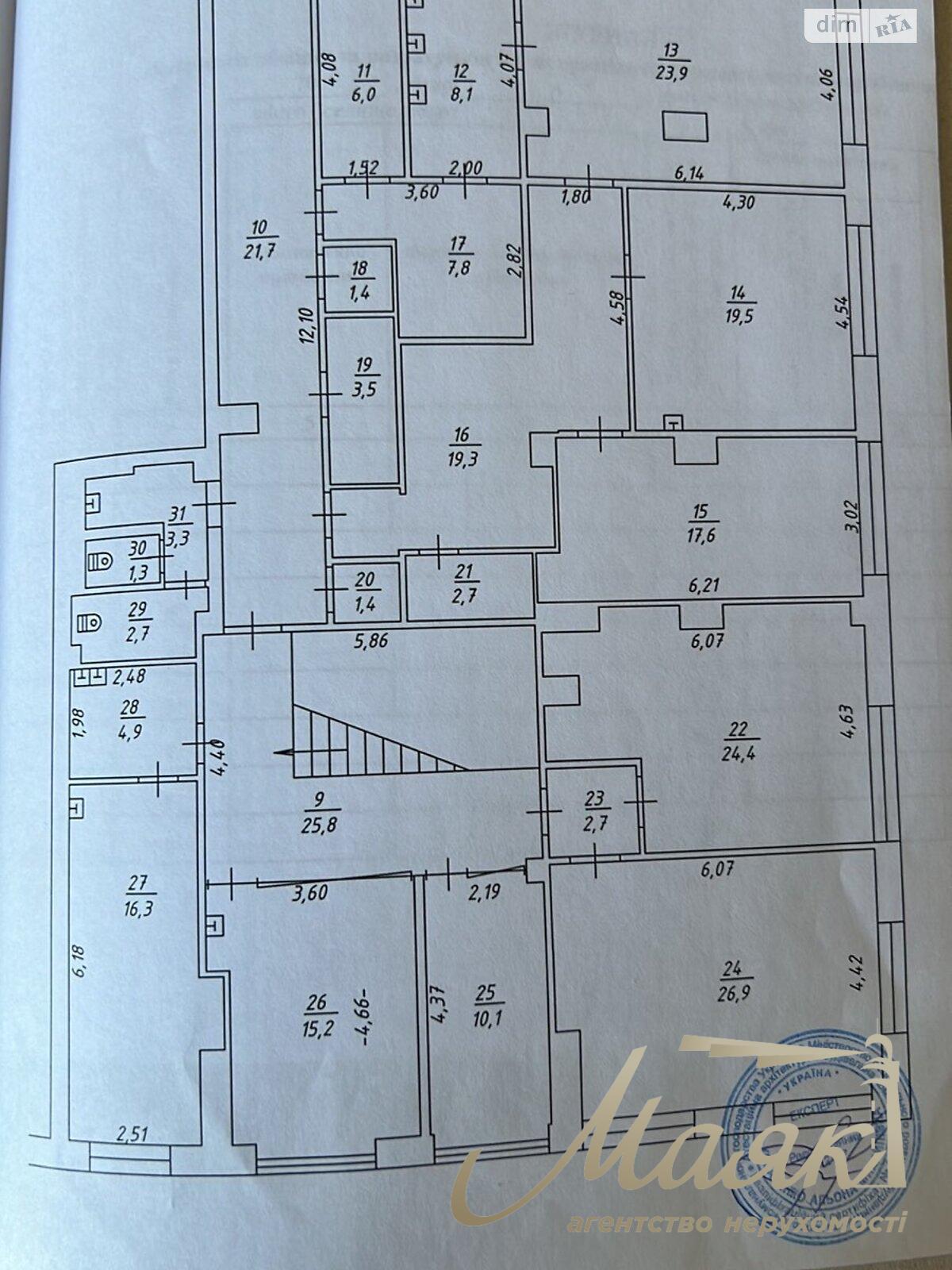 Продажа помещения 393 м2 на ул. Почайнинской. Подол