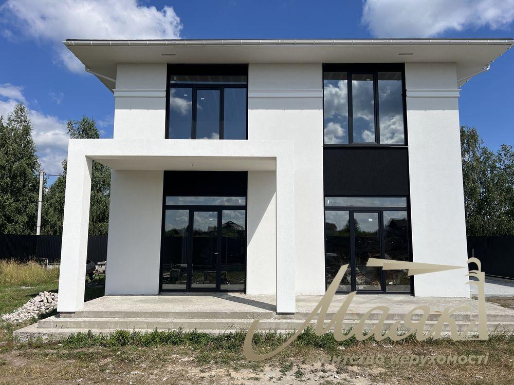 Sale of a new modern house of 170 m² on a plot of 10 hectares near the river. Kozyne.