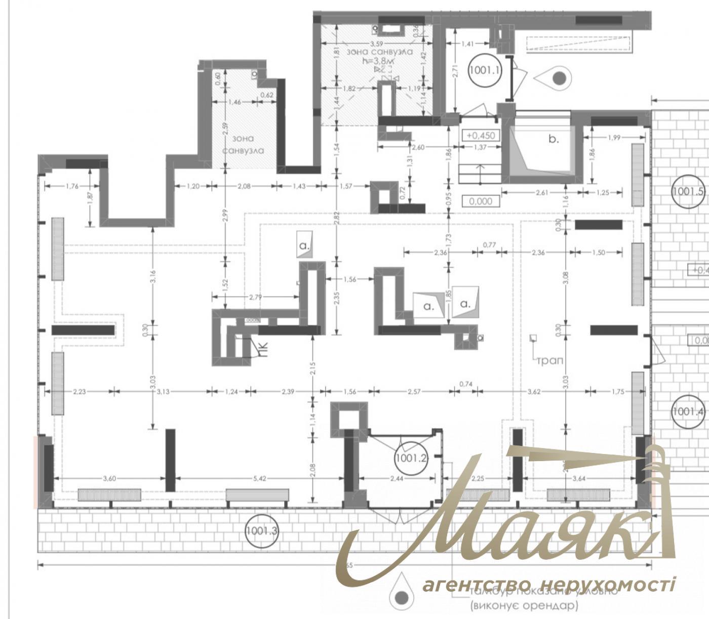 Продажа фасадного коммерческого помещения 244 м² в UNIT.Home, ул. Гарета Джонса/Семьи Хохловых, Шевченковский район.