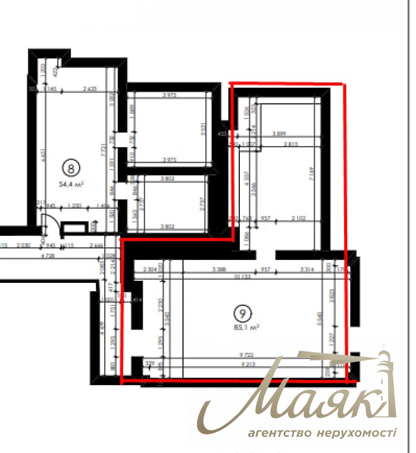 Rent of premises 130m2 with its own entrance in the center, Antonovich