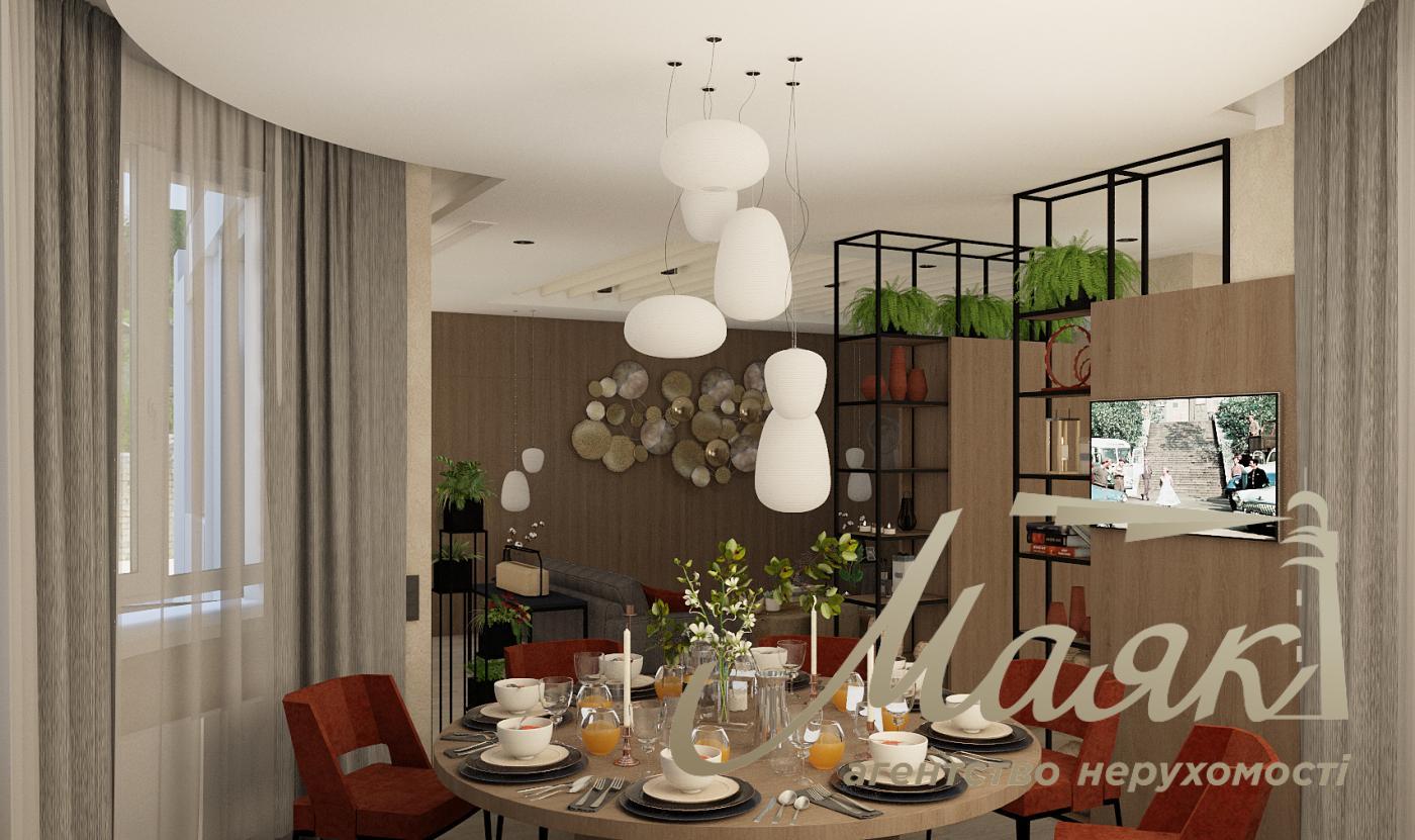 Продаж будинку з гаражем 365м2, ділянка 15 соток у КМ "ОБРІЙ - К" вул. Центральна, у с. Козин,