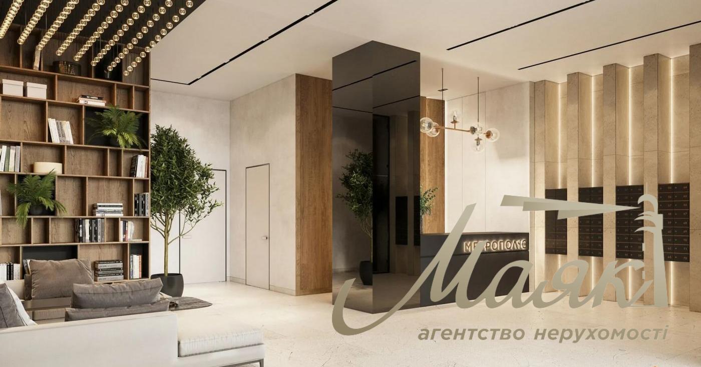 Продаж 1-кімнатної квартири 47м2 у ЖК Метрополіс