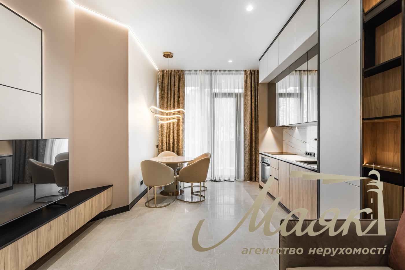 Продажа видовой 1-комнатной квартиры в клубном доме Hidden, ул. Садово-Ботаничная, Печерск, Киев