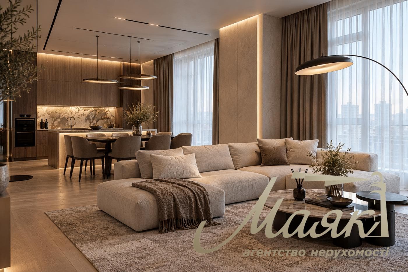 120 m² Apartment for Sale in the “French Quarter 2” Residential Complex, 3a John McCain St., Downtown, Kyiv