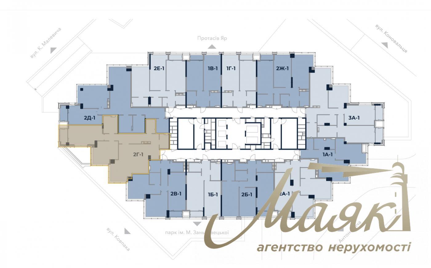 Продаж 2-кімнатної квартири ЖК А136, вул. Антоновича