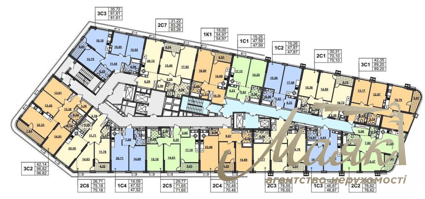 Продаж 2-кімнатної квартири з видом на Дніпро в ЖК GREAT, Осокорки, Київ.