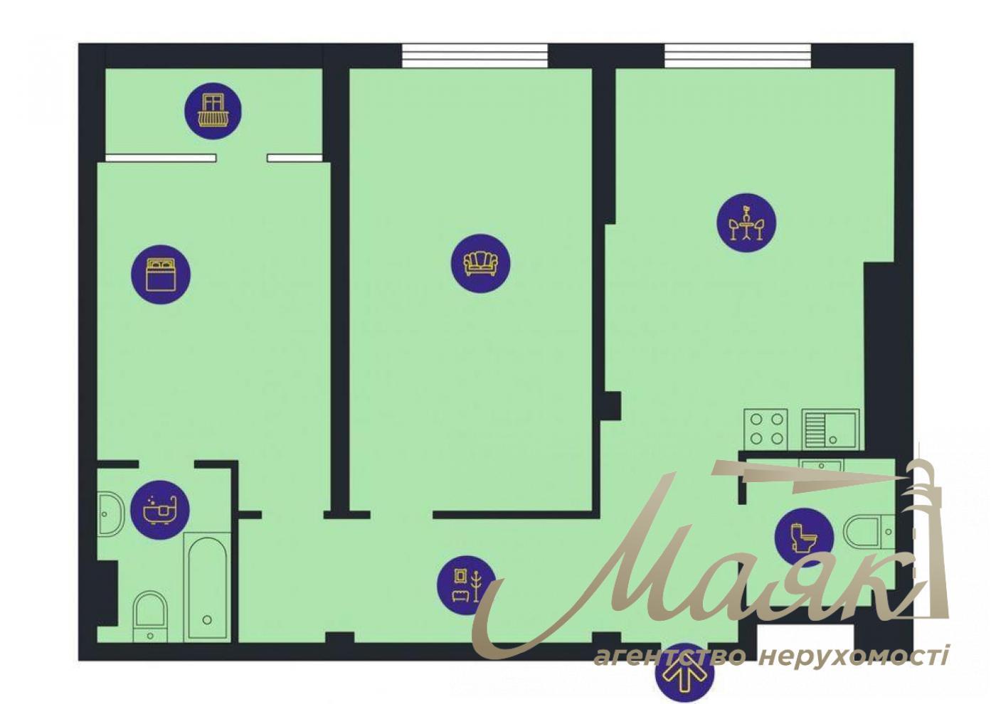 Продаж 2-к квартири ЖК Новопечерська Вежа, Печерськ