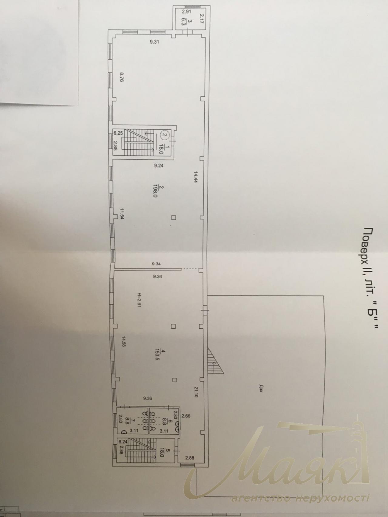 Sale of Office building 2500m. with repairs st. Boryspilska 19b