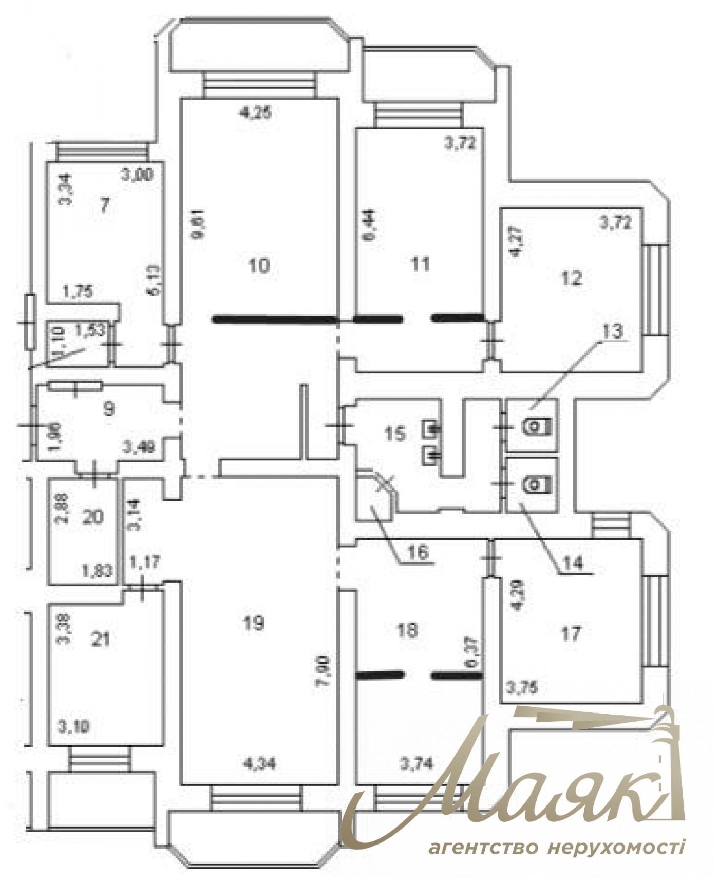 Аренда офиса 263м2 БЦ Horizon Office Towers ул. Шевковичная Печерский район Центр