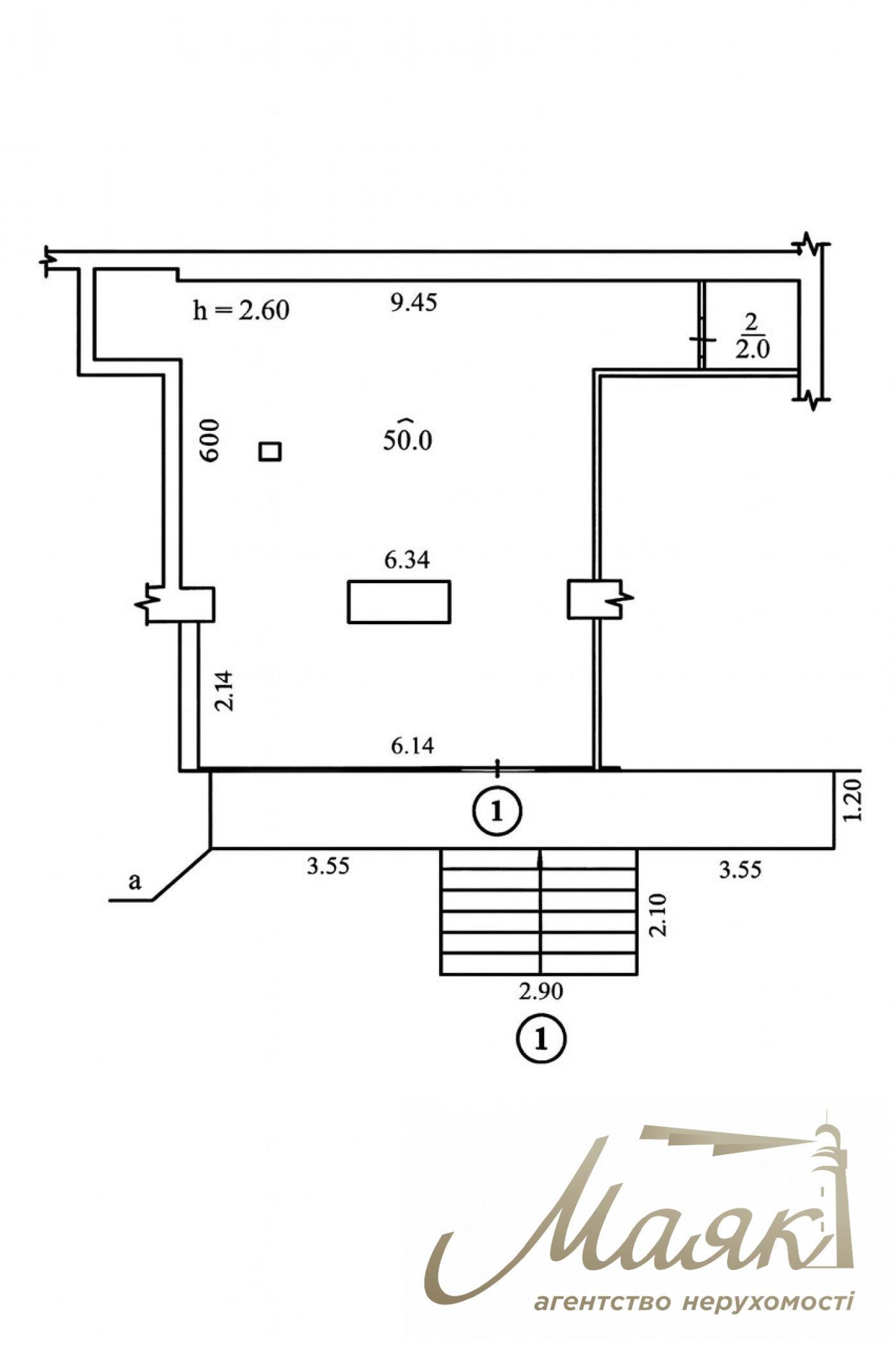 Продаж комерційного приміщення 50 м.кв. вул. В. Тютюнника, Печерськ