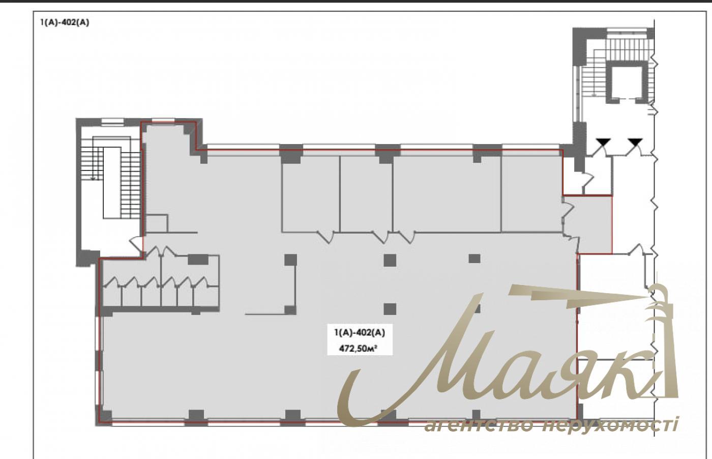 Аренда офисного помещения 472м ул. Телиги,  м. Дорогожичи