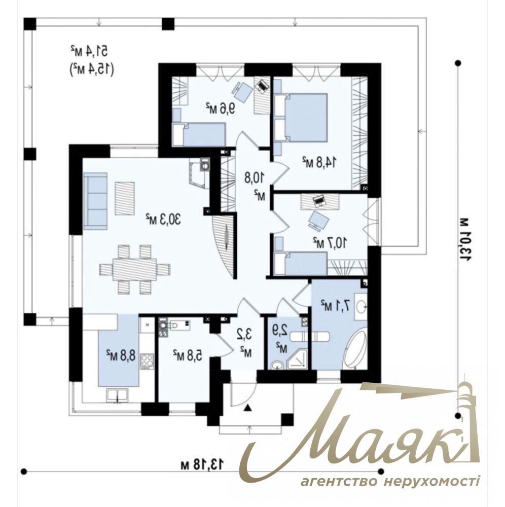 Продажа современного дома 119м2 возле Киева | с. Хотов, 2 км до парка Феофания