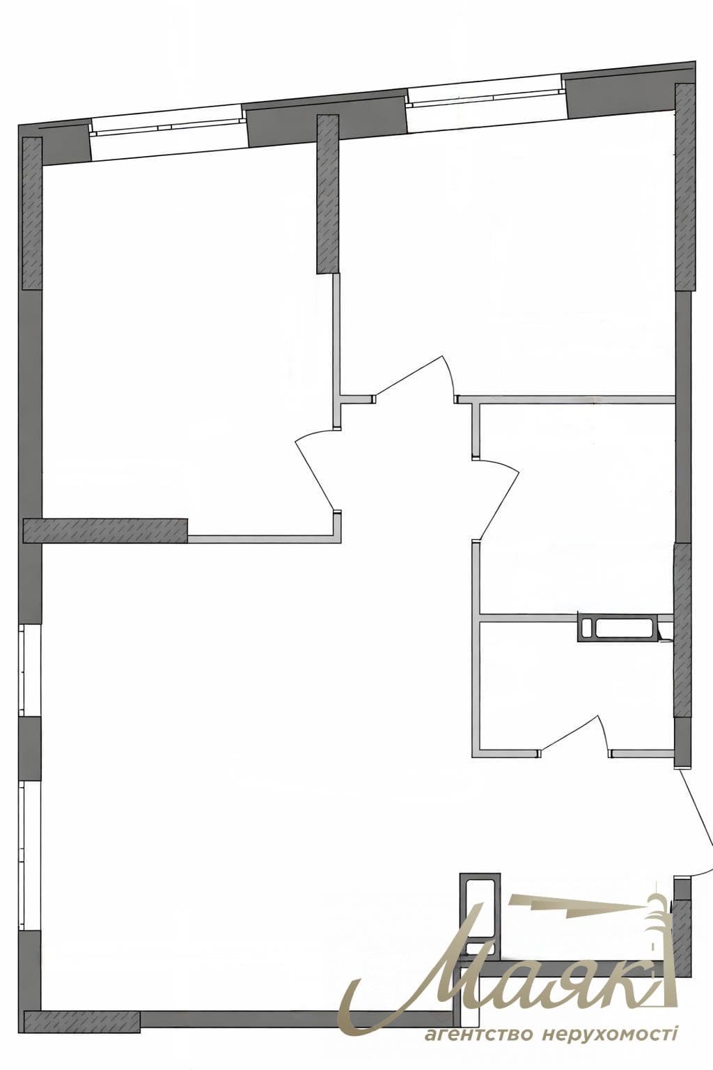 2-room apartment for sale, 58 m², renovated, in the Svitlo Park residential complex | Owner