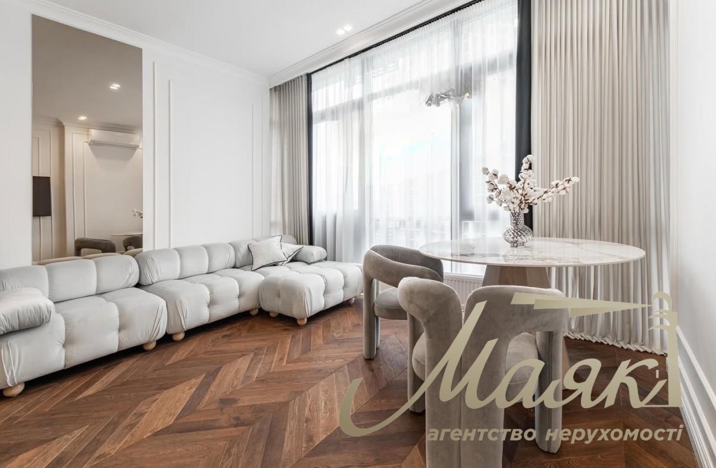 Аренда стильной 1-комнатной квартиры 51м2 в ЖК «Новопечерские Липки», ул. Драгомирова, 19а, Печерский район, Центр.