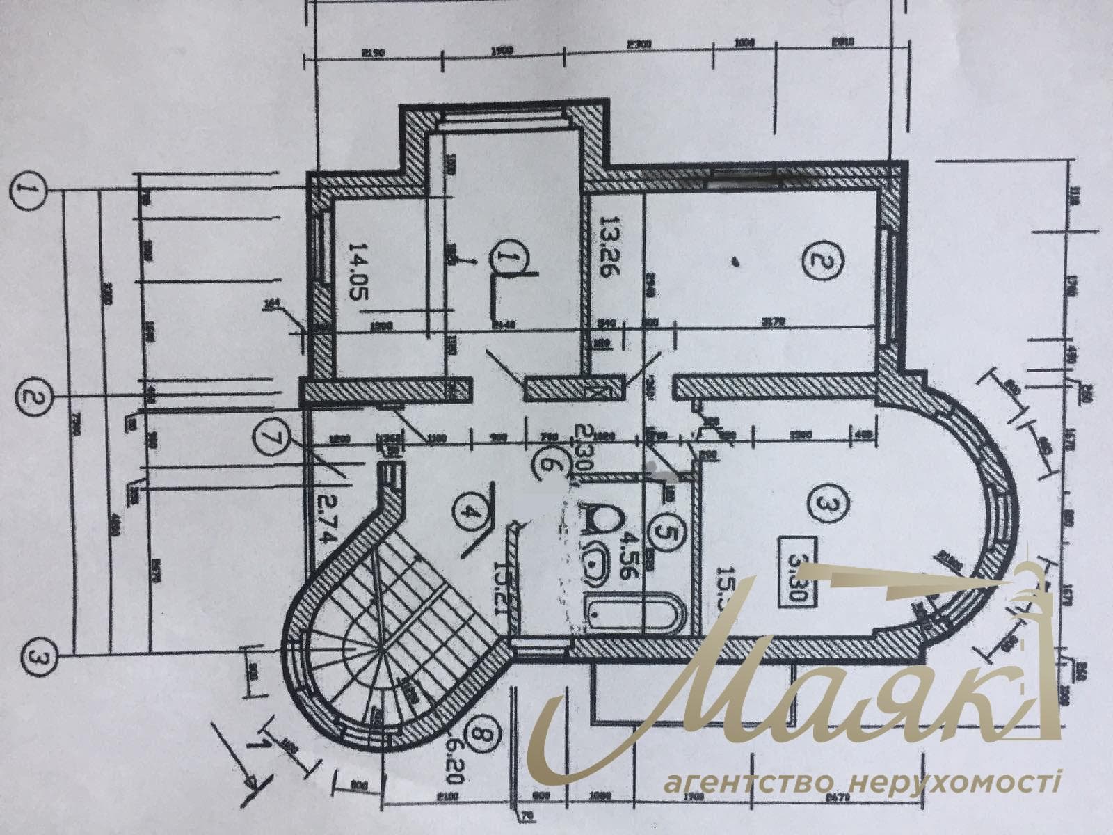 Продаж будинку площею 217 м² у Києві, мікрорайон Бортничі, станція метро «Бориспільська».