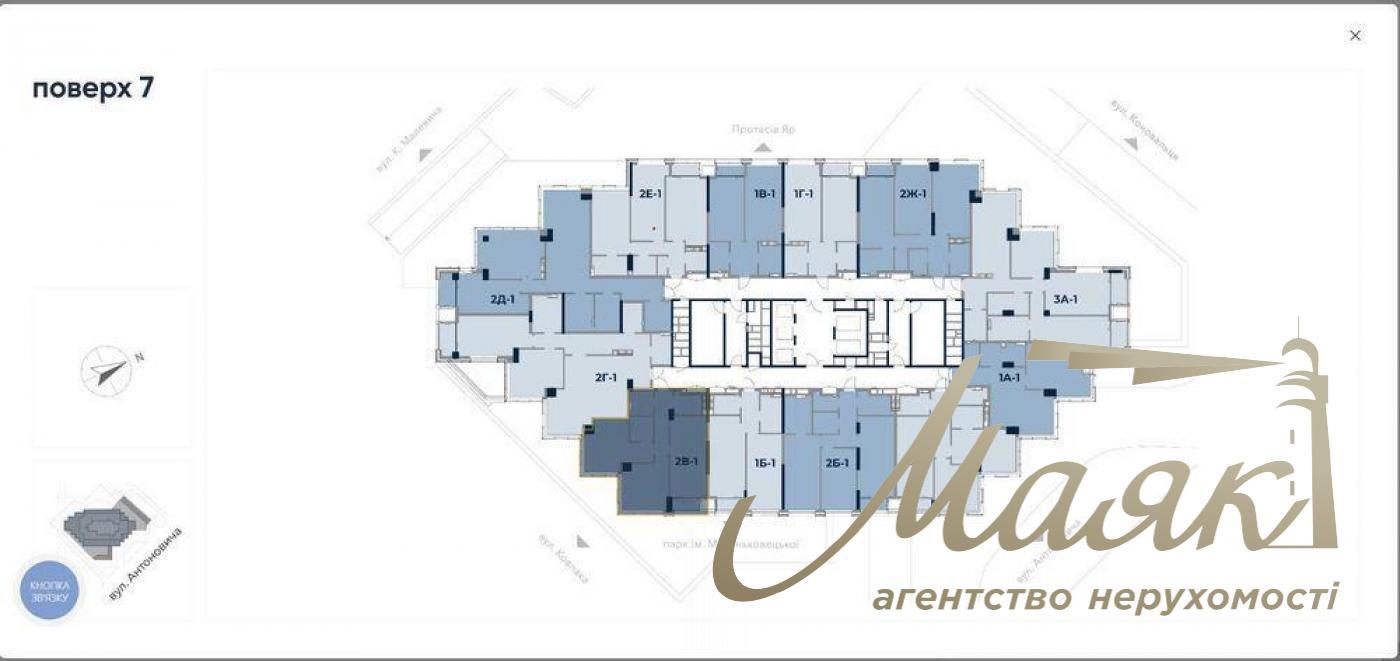 Продаж 3-к квартири в А136 Highlight Tower, Центр