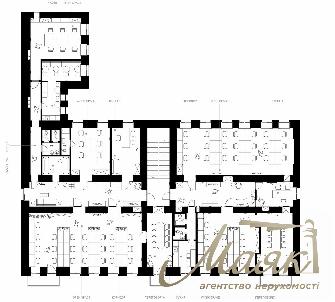 Sale of office Bohdan Khmelnitsky st., Shevchenkivskyi district