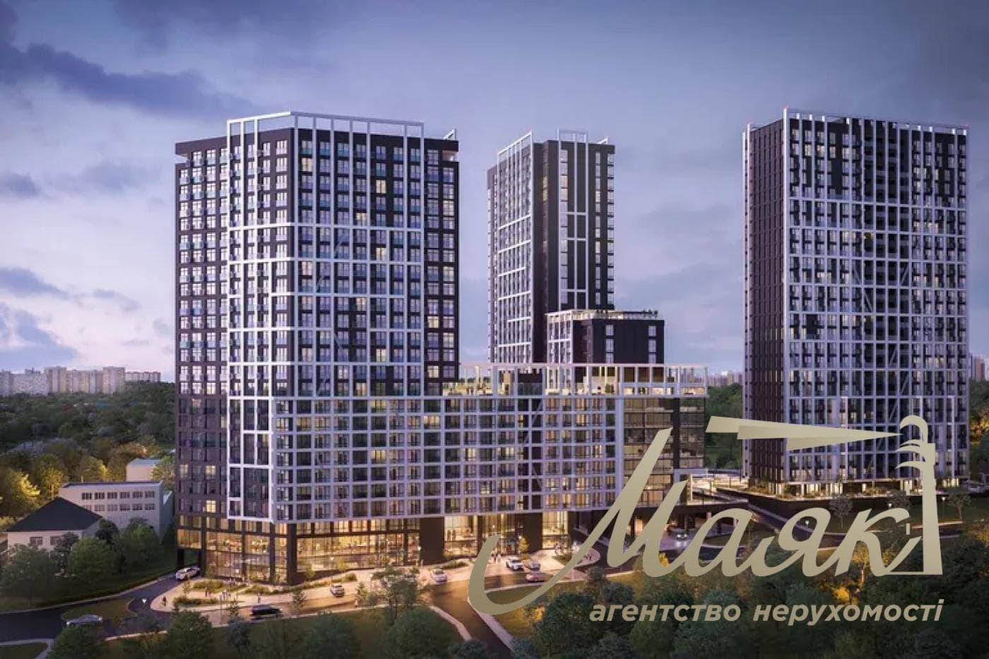 Продаж 1-кімнатної квартири у ЖК Nordica Residence площею 57,07 м²