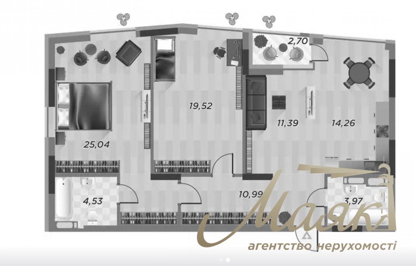 Продаж 3к квартири ЖК Старт вул. Котарбинського, Лук'янівка