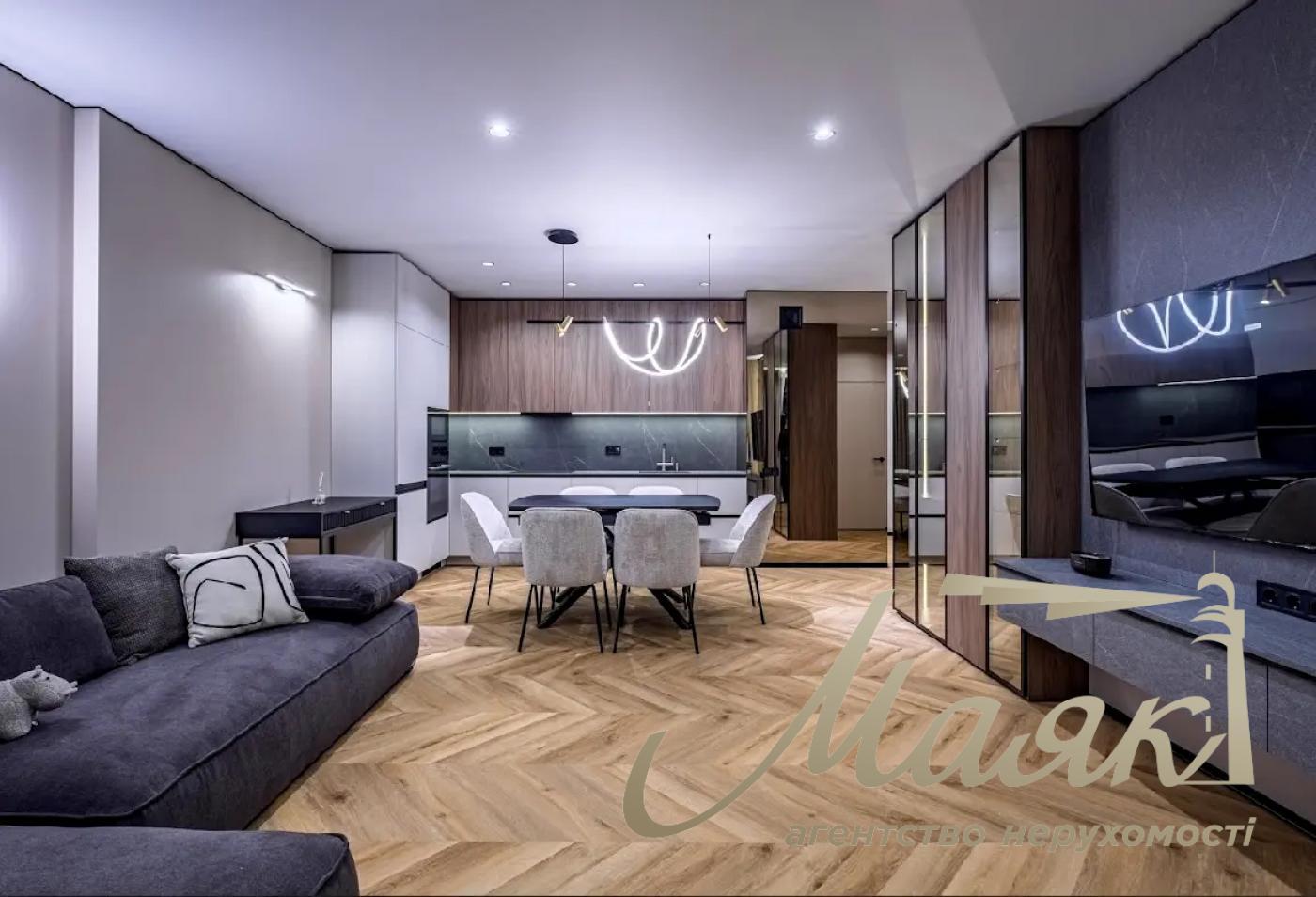 Продажа дизайнерской квартиры 74 м² в ЖК бизнесс класса White Lines, Голосеевский район, напротив парка