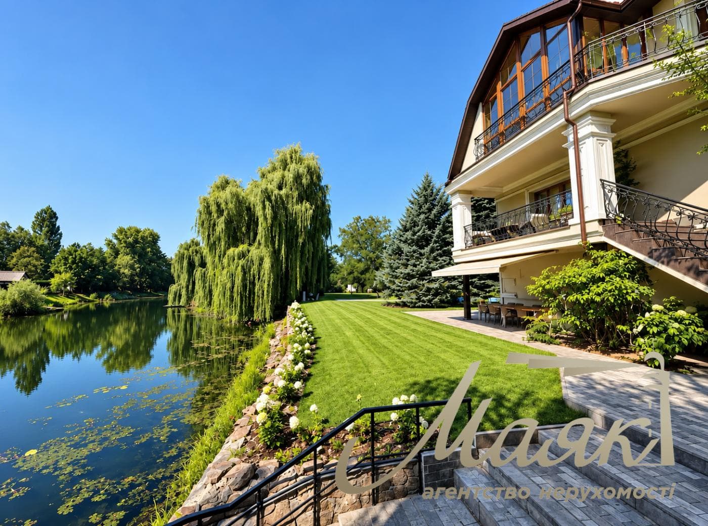 490 m² house for rent in a gated cottage community in the village of Kozin/Koncha-Zaspa, with access to the water, Kyiv Oblast, Obukhiv direction