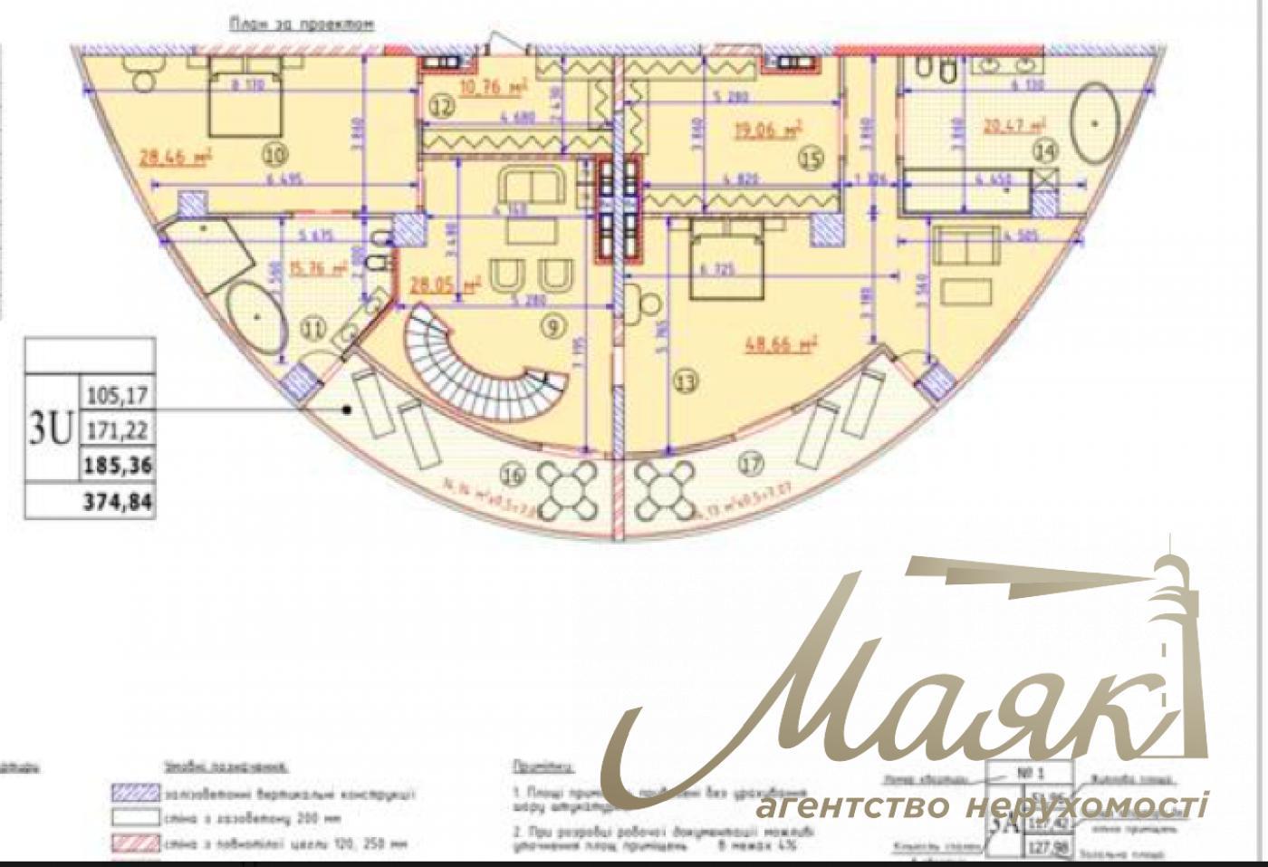 Продаж квартири 195м2 у ЖК Taryan Towers в ЖК Taryan Towers