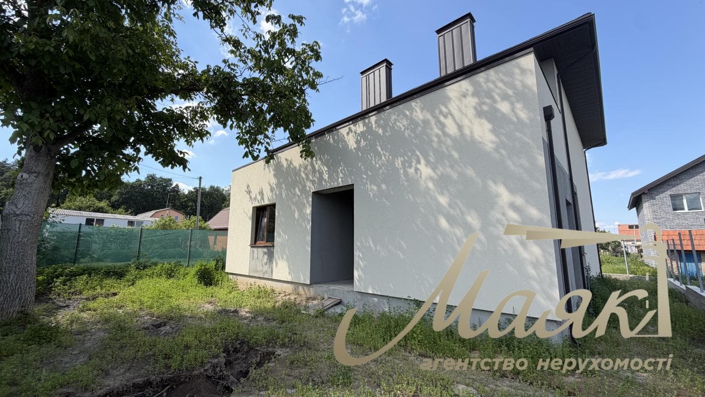 Продаж сучасного 2х-поверхового будинку 200 м² + тераса 30м2 у с. Віта поштова, Київська область, Ліс, Асфальтований під'їзд, Теремки, Одеський напрямок.
