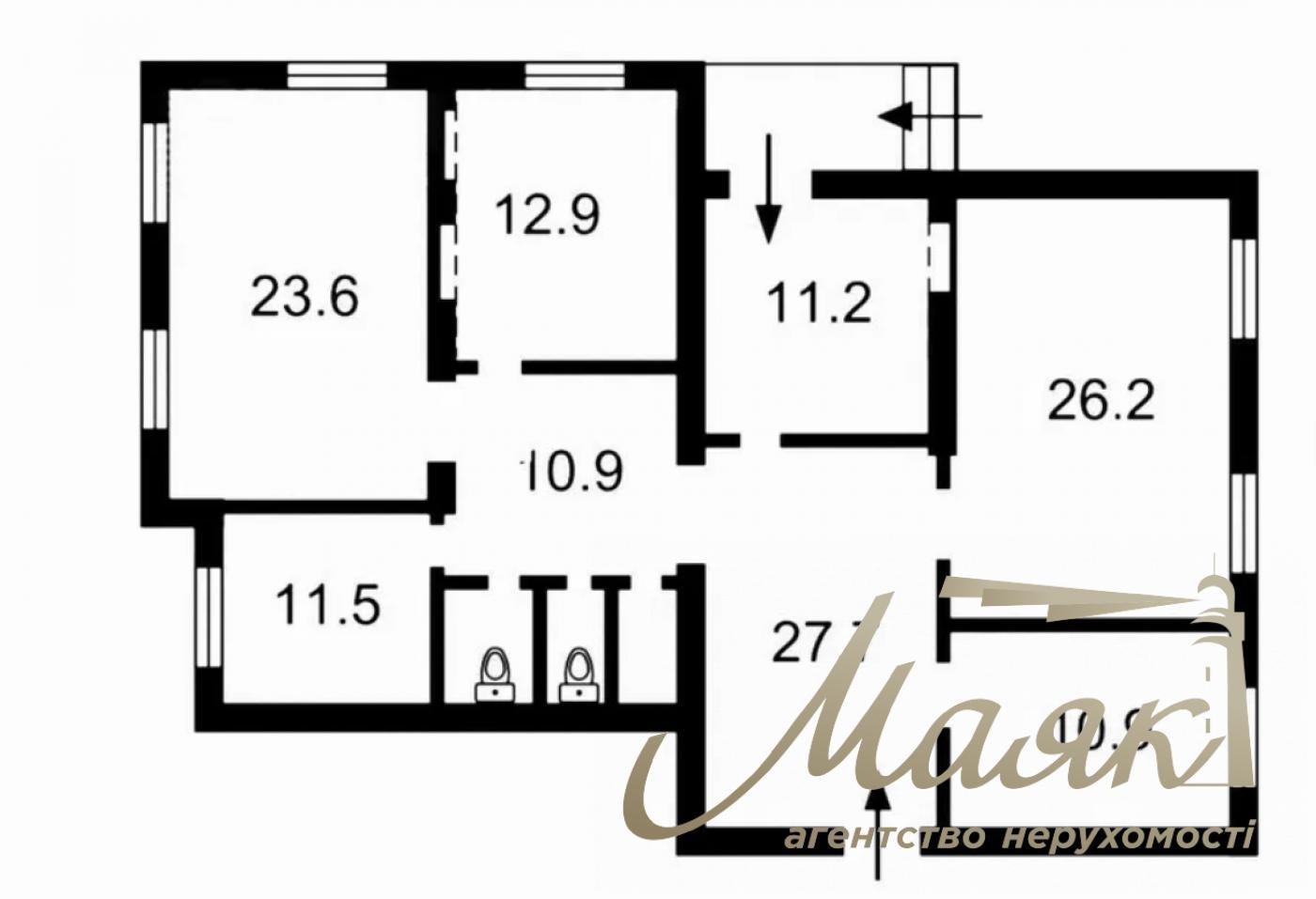 Продажа офисного помещения 135м2, ул.Панаса Мирного, Печерск