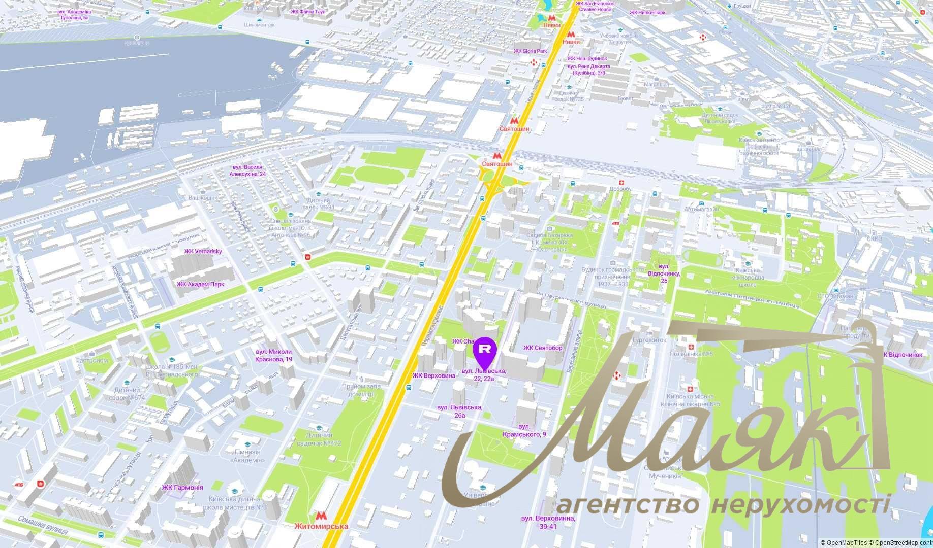 Аренда фасада 89м2 Святошино.