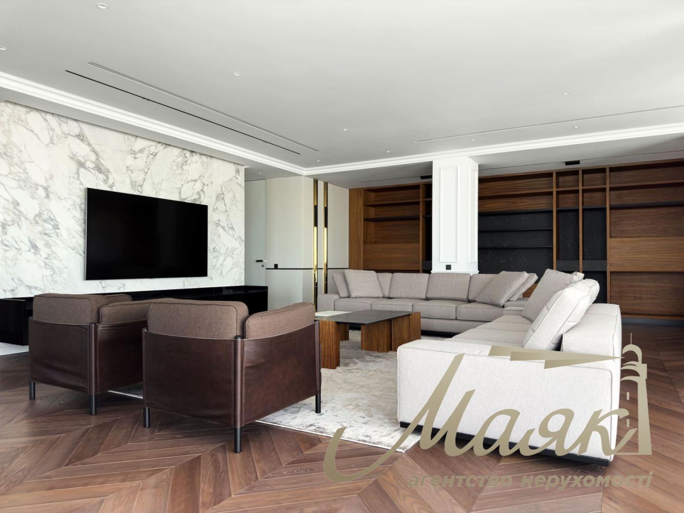 Rent of an exclusive apartment 300m2 in the residential complex Chicago Central house, Antonovicha st. (Gorky), 44