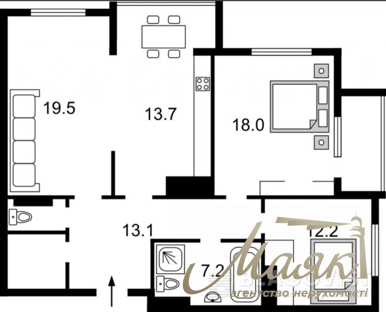 Продаж 3-к квартира ЖК Малахіт