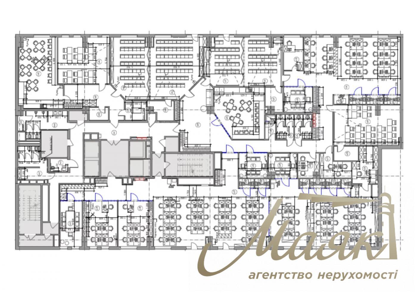 Аренда офиса 965м2, БЦ  Астарта, Подол