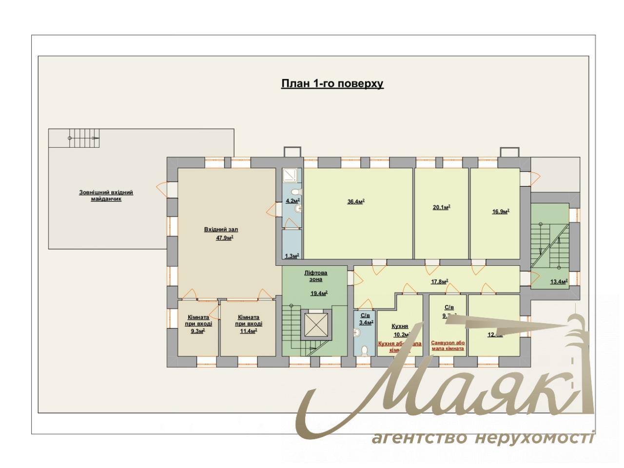 Rent of OSZ with repairs on Lukyanovka 1005 m2 Otto Schmidt