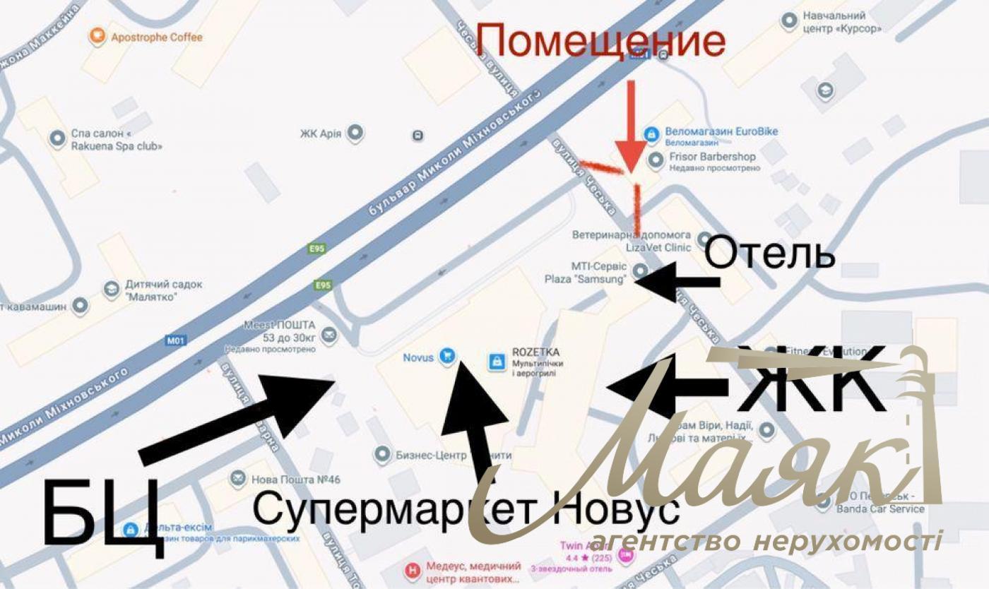 Оренда фасадного приміщення бул. Міхновського, Печерськ