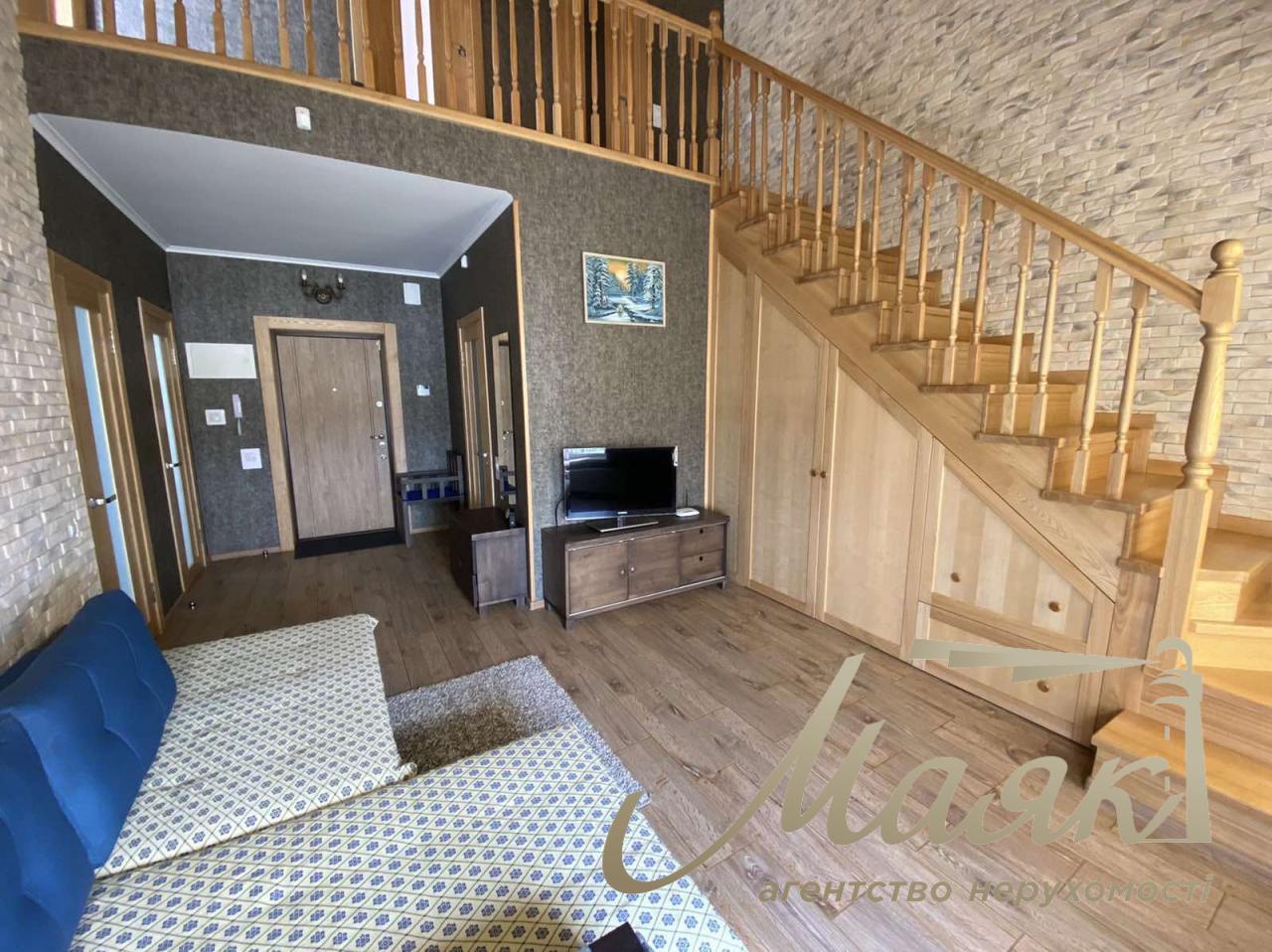 Sale of 4-room 2-level apartment 88 m2 + terrace in residential complex White Chocolate, Center, Belogorodka,