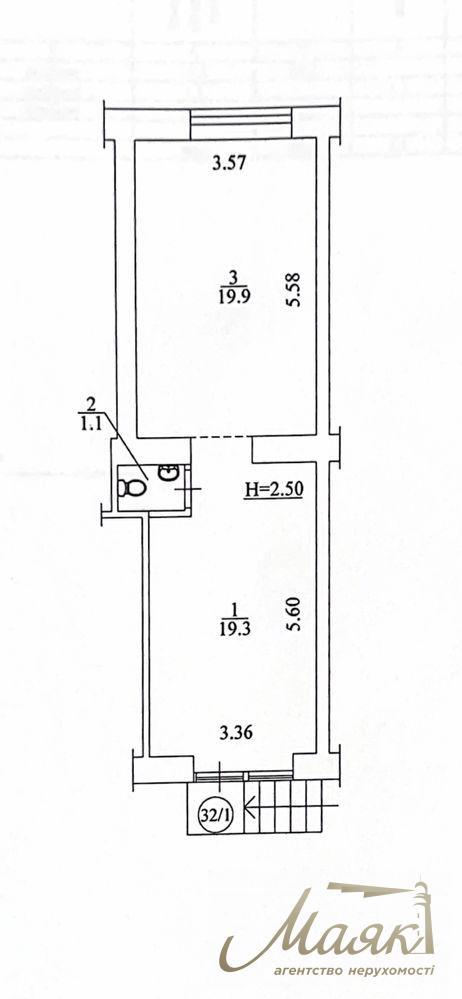 Поділ. 1 поверх. Комерція. Окремий вхід. Поруч Метро.