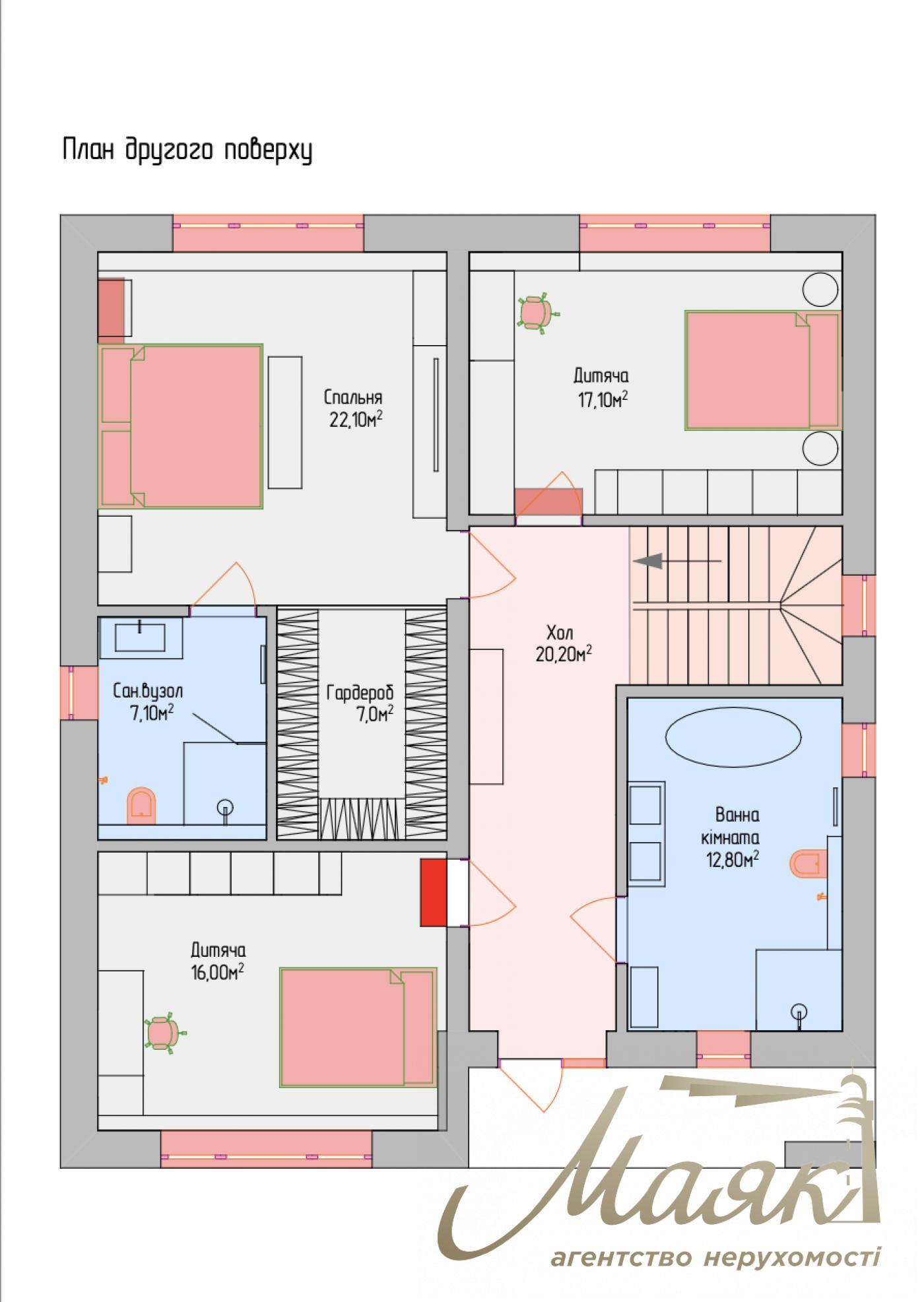 For sale 2-storey house 135m2 plot of 8 sotok s.Khodosovka, Kyiv-Svyatoshinsky district
