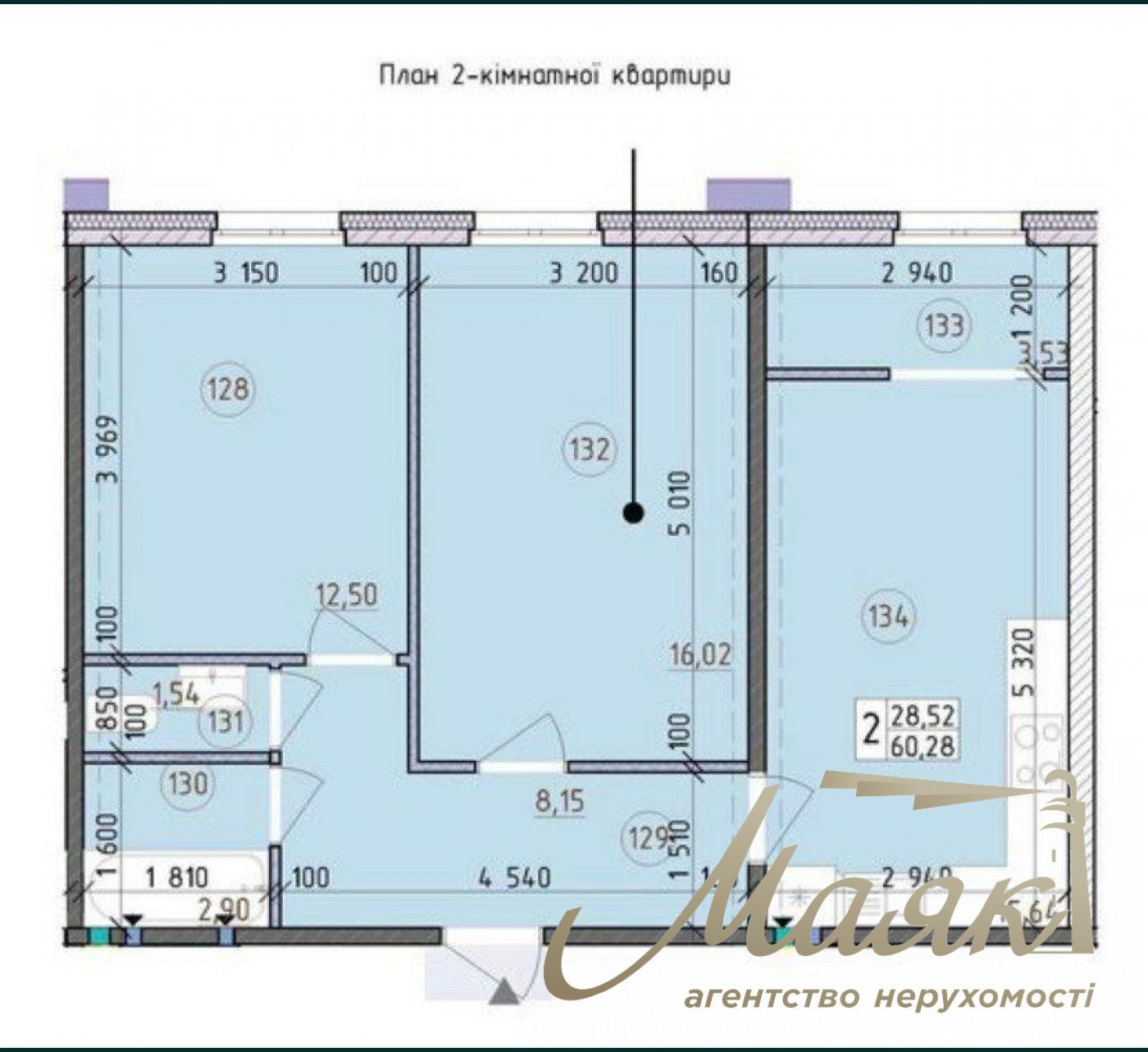 Sale of 2-room apartment in the New England residential complex by assignment, Maksimovicha St.