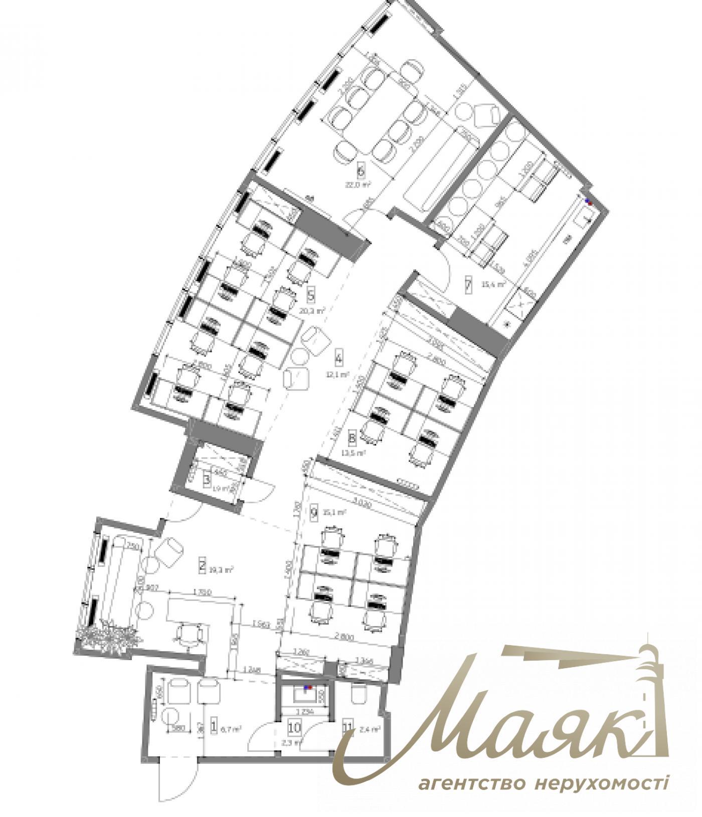 Оренда мебльованого офісу ЖК Busov Hill вул. Бусловська