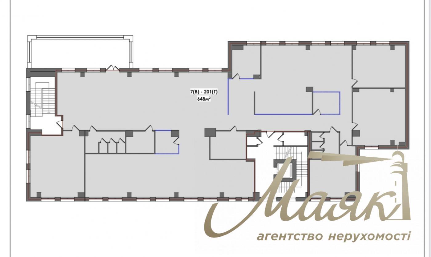 Аренда офиса 648 м2 в БЦ на Дорогожичах, возле метро