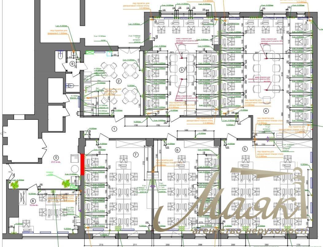 Оренда офісу 4 500м2 БЦ Графіт, пр-т Степана Бандери