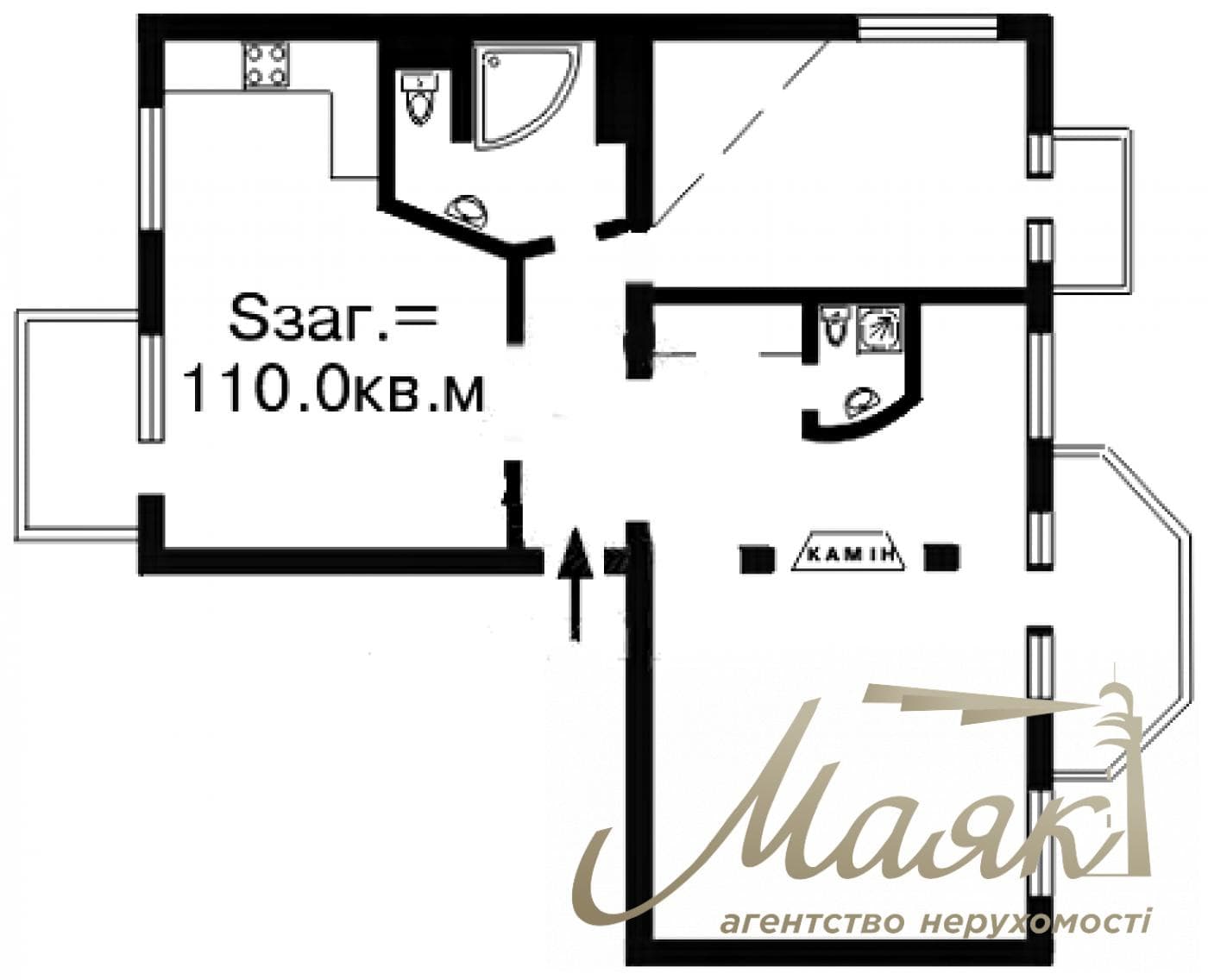 3-room apartment for rent at 21 Lyuteranskaya St., Shevchenkivskyi District.