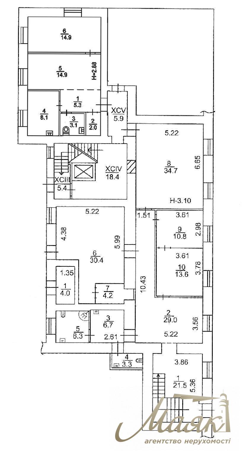 Продаж комерційного приміщення, 213 м2 , вул. Ділова