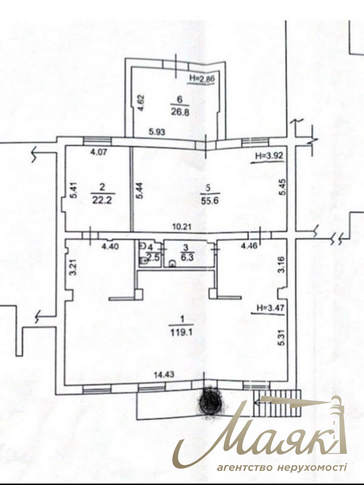 Аренда коммерческого помещения 232,5 м², ул. Сулеймана Стальского, Днепровский район, Киев