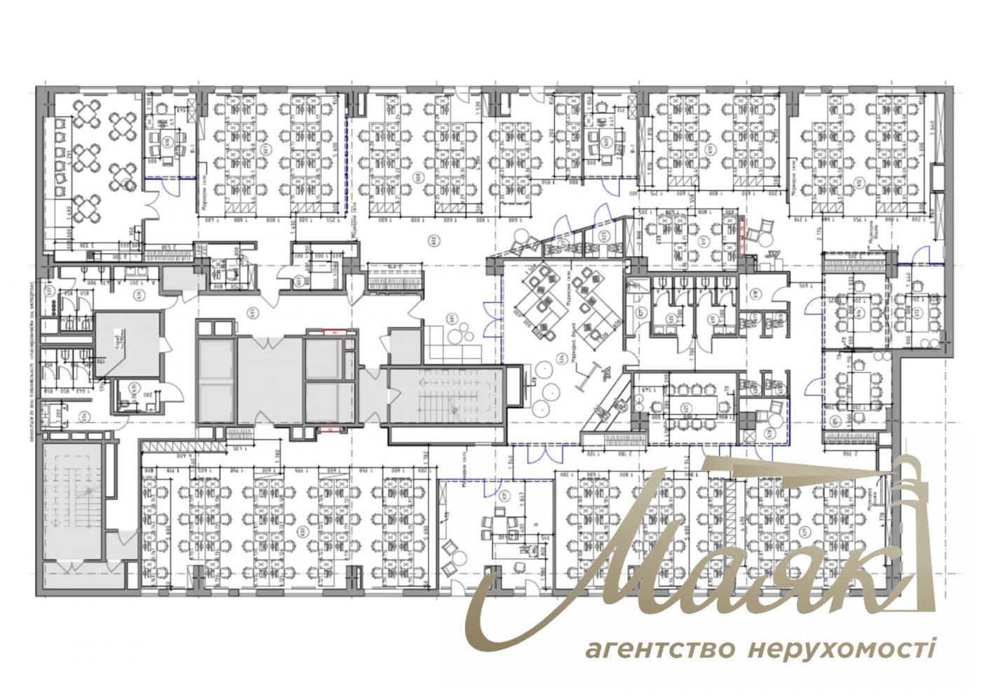 Office for rent 960m2, BC Astarta, Podol