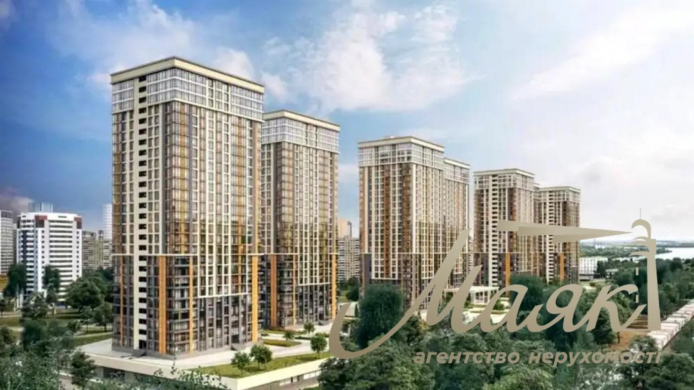 Продаж 2-кімнатної квартири з гарним видом площею 61 м² у ЖК «Урловський-1», вул. Причальна, Дарницький район, Київ