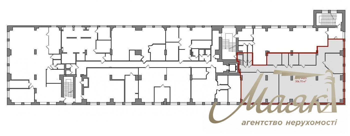 Аренда офиса 307м2 в БЦ Business City, ул. Николая Пимоненкa 13
