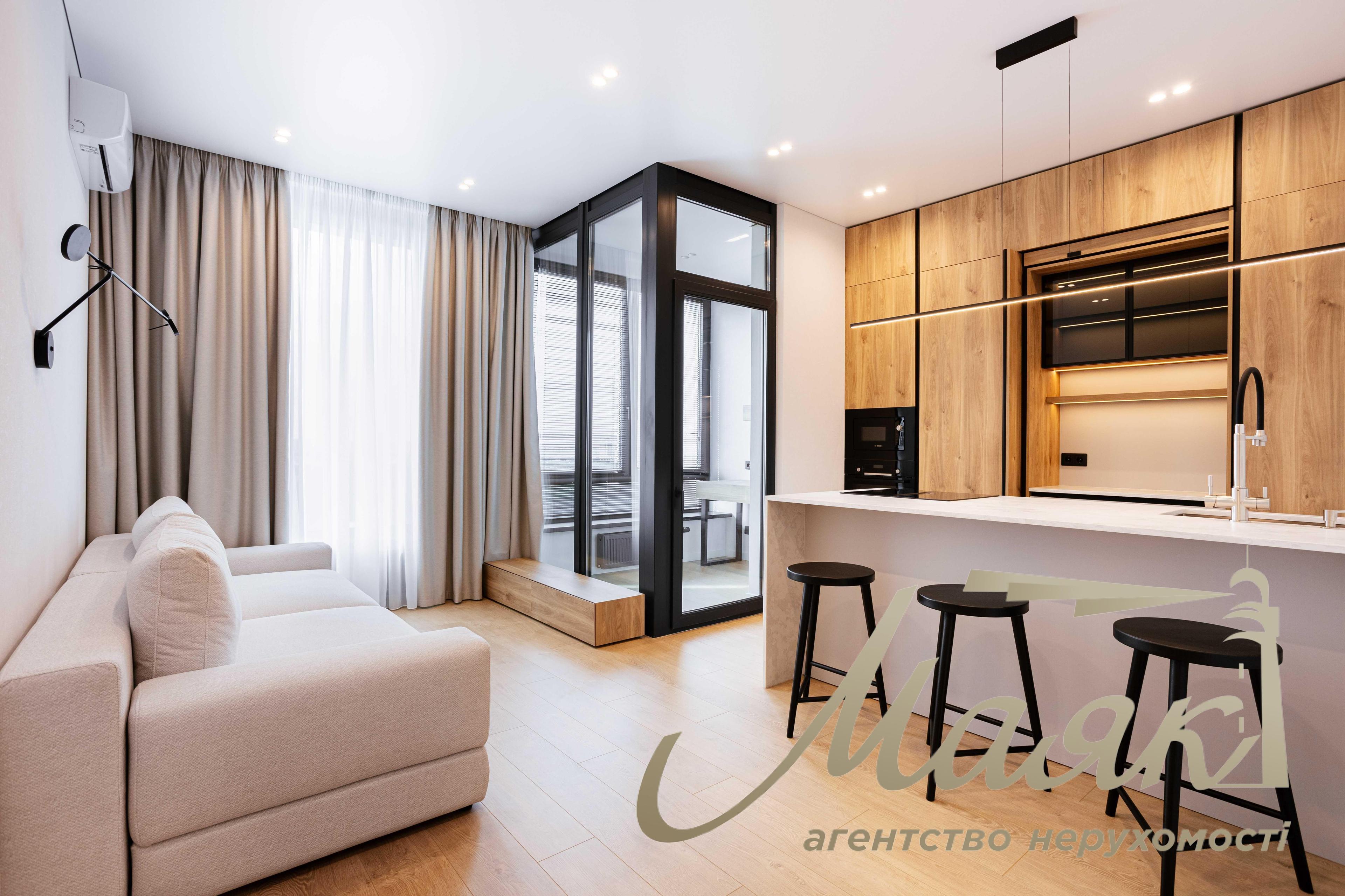 For sale apartment 51,17 m² with a view of the sunset in the Business Class Residential Complex "UNIT Home" Shevchenko district