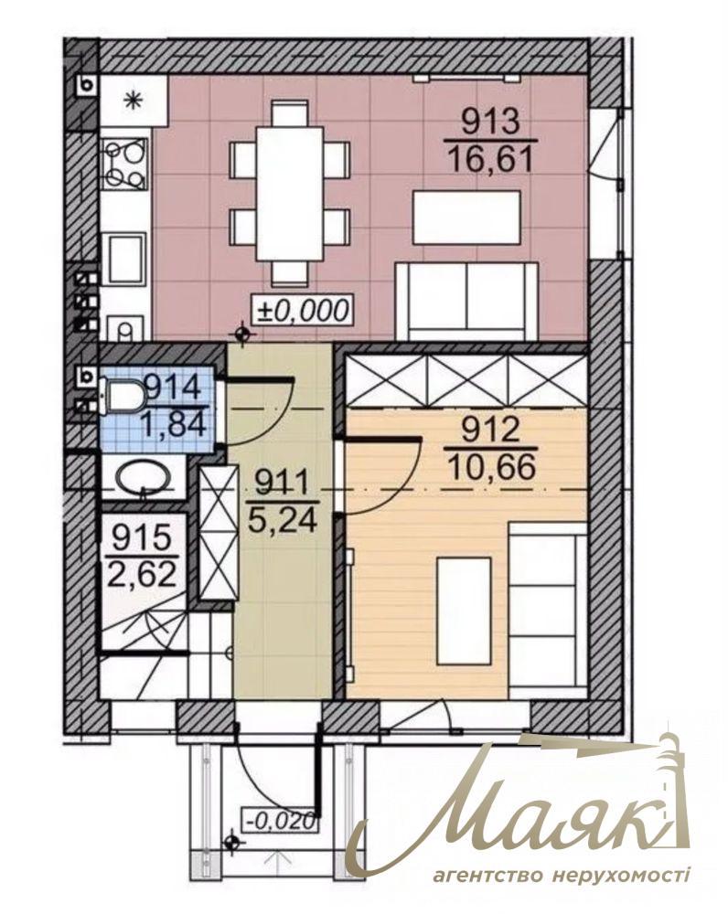 Продаж таунхауса з частковим ремонтом, 80 м2,Ірпінь